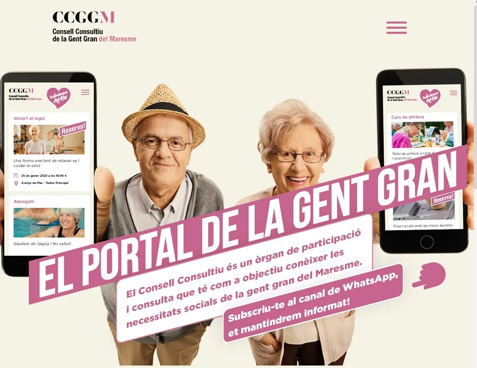 El Consell Consultiu de la Gent Gran activa el seu portal a internet