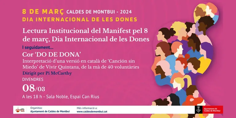 Caldes se suma a la celebració del 8M