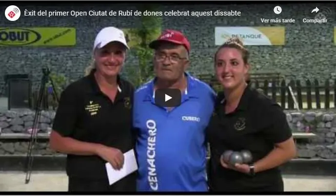 Èxit del primer Open Ciutat de Rubí de dones celebrat aquest dissabte