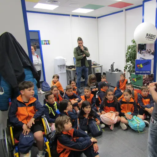 Programa especial amb els alumnes de l'Escola Guillem Fortuny. Grup 3A