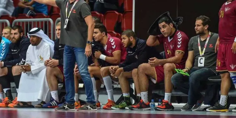 L'entrenador Toni Gerona, al Campus d'Handbol d'Agramunt
