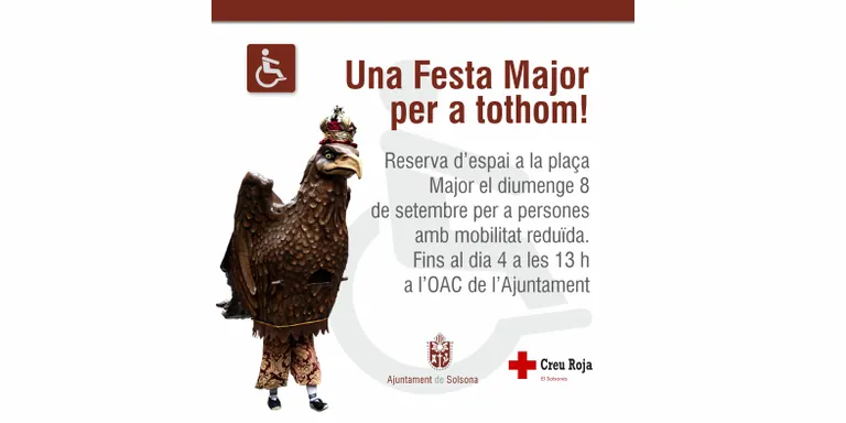 Obert el termini per reservar espai pels ballets de Festa Major per a persones amb mobilitat reduïda