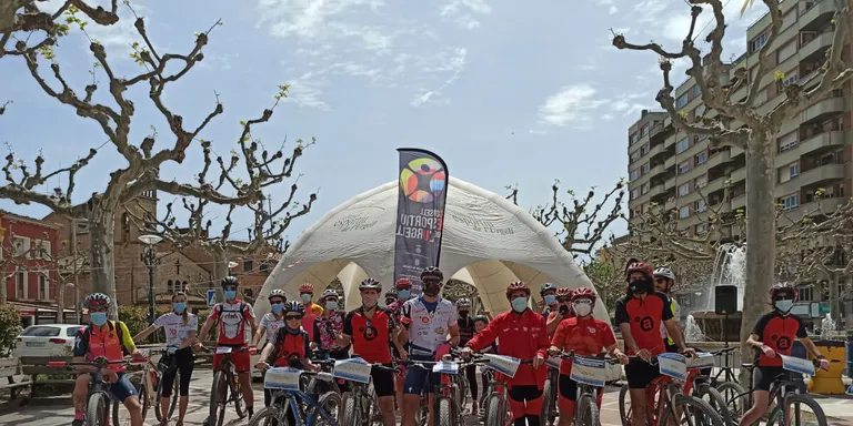 El ciclista Jaume Rovira recapta 570 euros amb la ruta solidària Transurgellenca