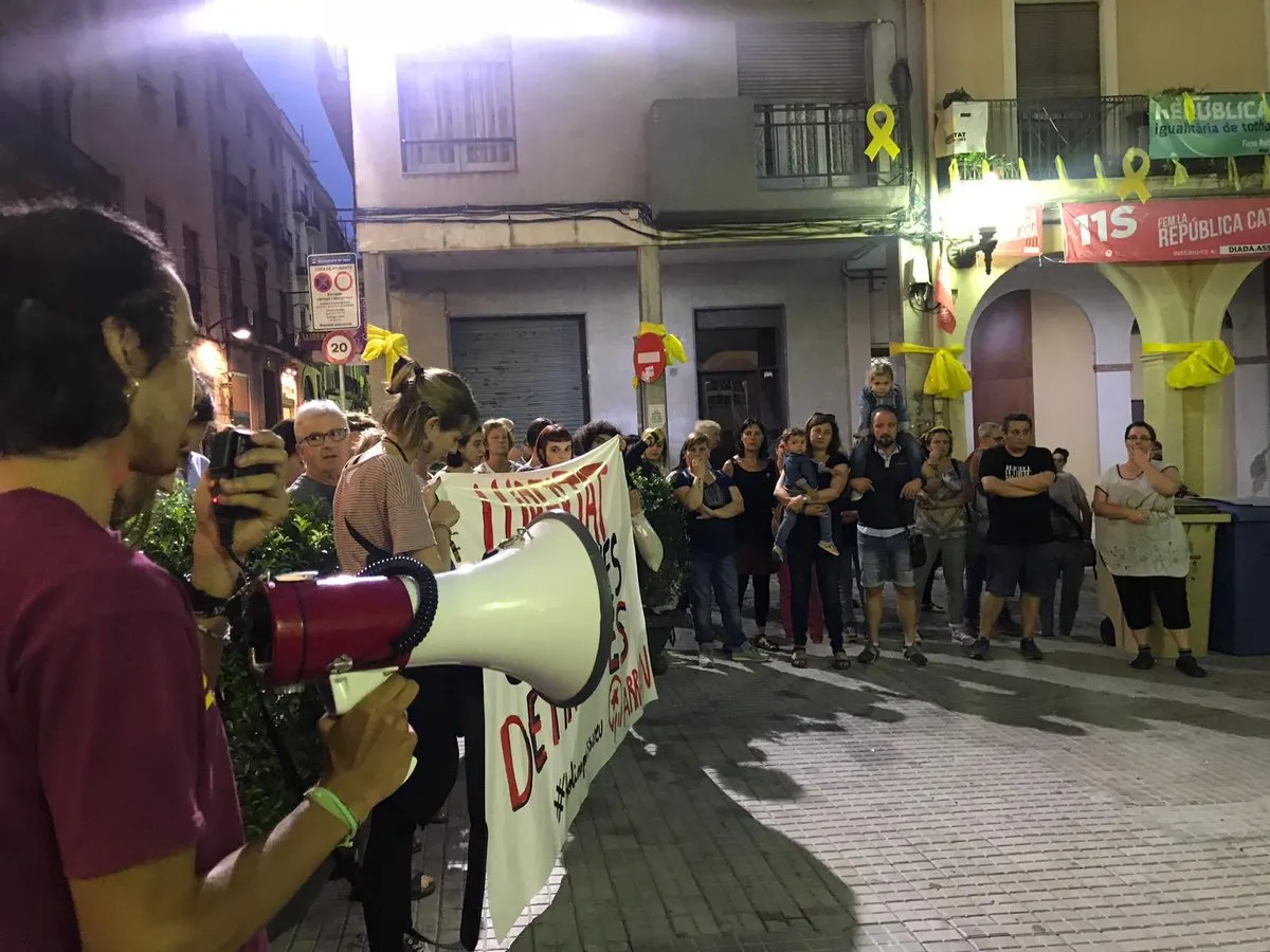 Una vallenca detinguda a la manifestació de Barcelona