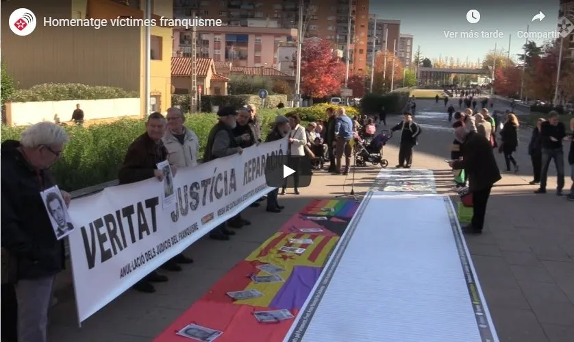 La Mesa d'Entitats Memorialistes homenatja els rubinencs represaliats pel Franquisme