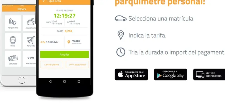 Els rubinencs ja poden pagar la zona blava amb el telèfon mòbil