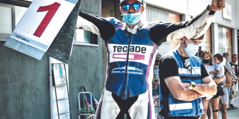 Pablo Alonso, el piloto utrerano subcampeón de la KTM Cup