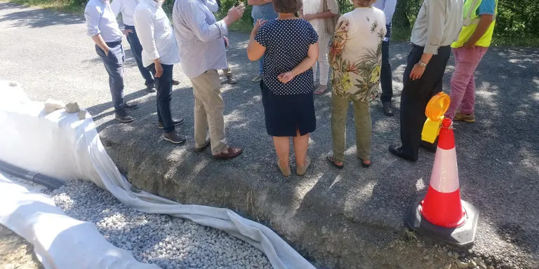 Inici de la remodelació de la C-462 entre Adraén i la cruïlla d'Artedó