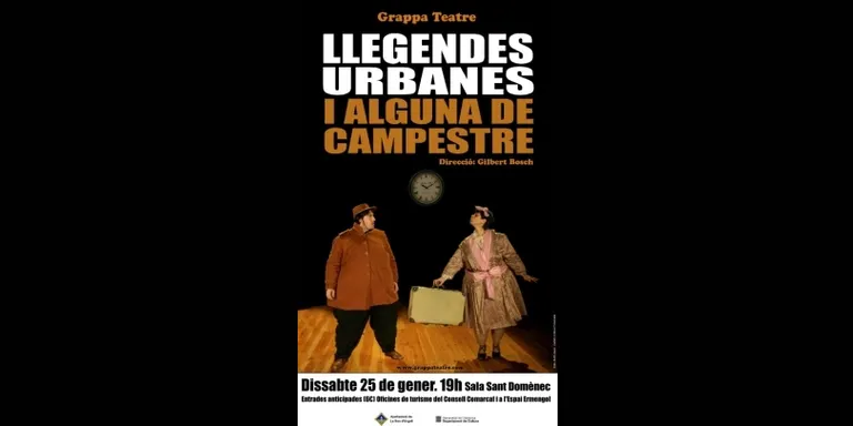 Grappa Teatre presenta a la Seu 'Llegendes urbanes i alguna de campestre'