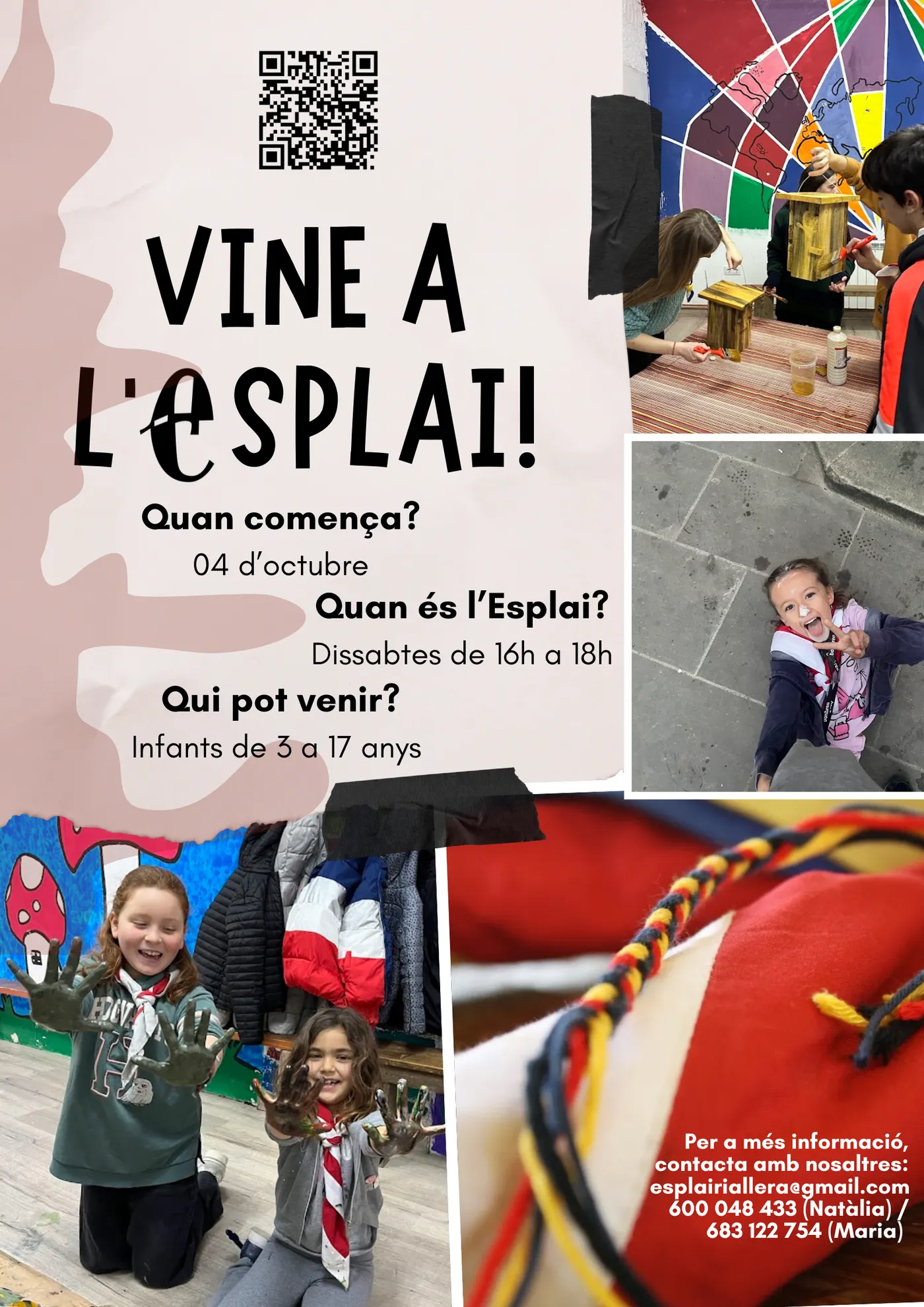 Obertes les inscripcions de l'Esplai Riallera per al nou curs