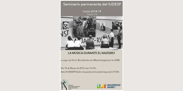 El musicòleg Enric Riu ofereix una conferència a la Universitat Jaume I