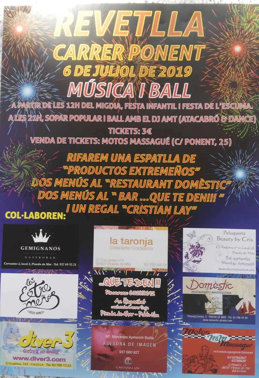 Revetlla del Carrer Ponent