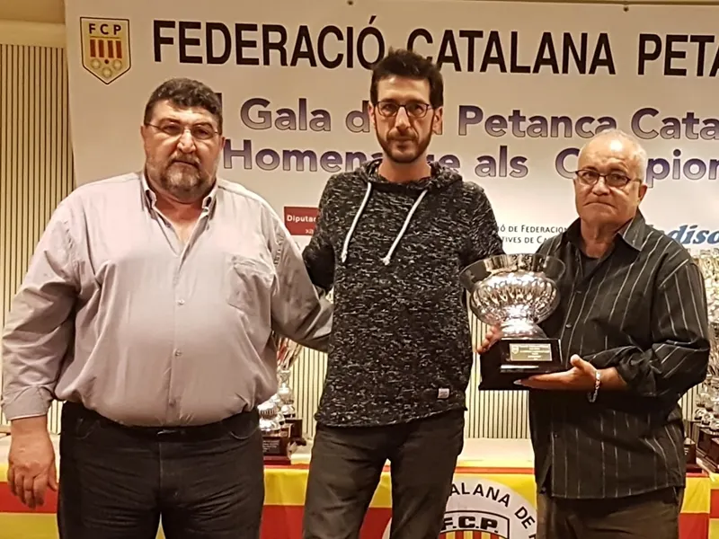 L'UPLTR a l'entrega de premis de la Federació Catalana de Petanca / Foto: UPLTR