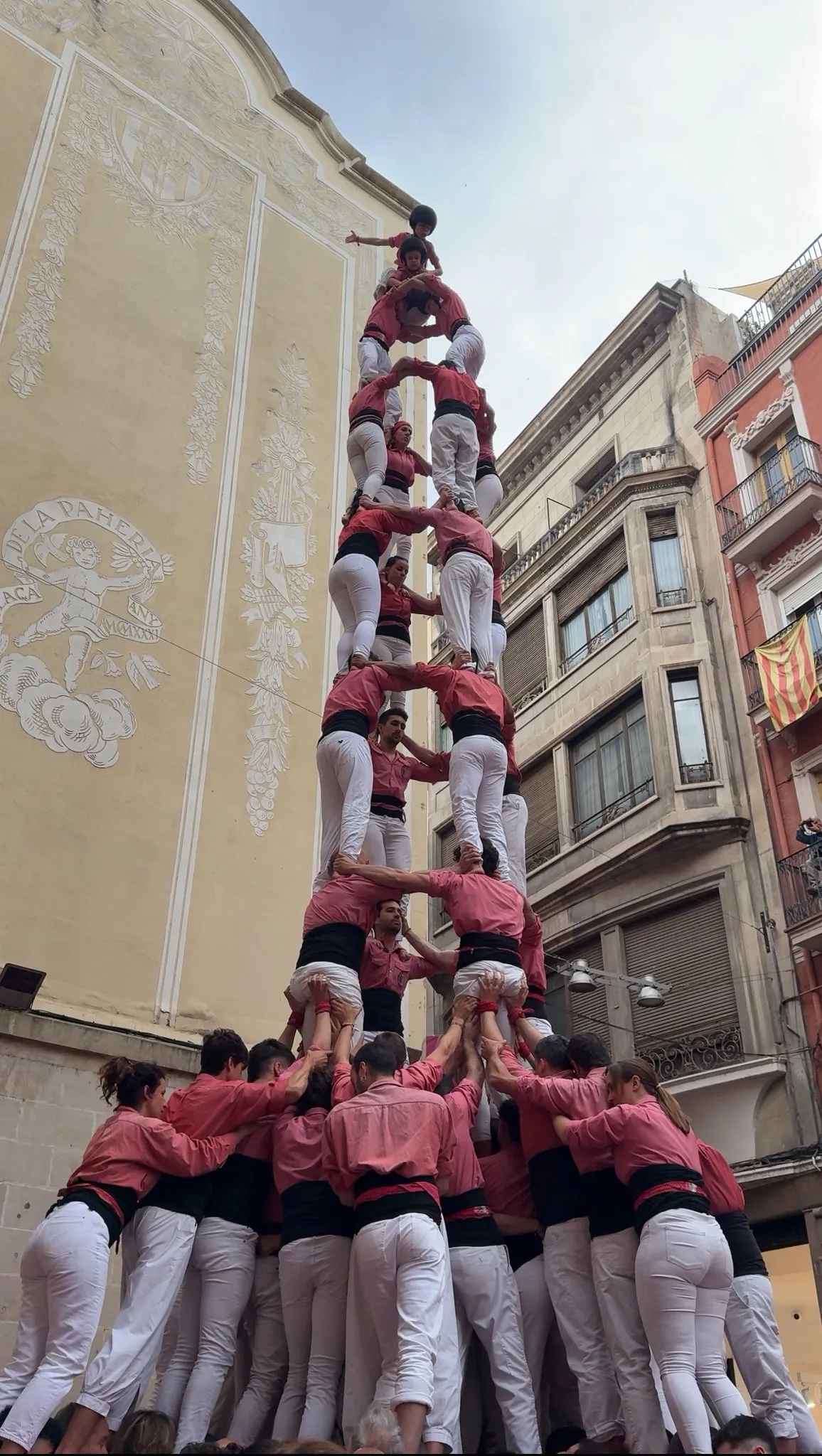 La Colla Vella completa el primer 4de9 folrat a Lleida