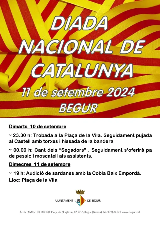 Begur celebra la Diada Nacional de Catalunya