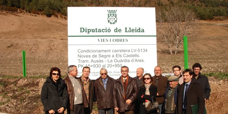 Comencen les obres de millora de la carretera de Noves a la Guàrdia d'Ares