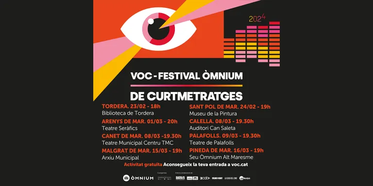 La seu d'Òmnium Alt Maresme acollirà la mostra dels Premis VOC -Versió Original en Català-