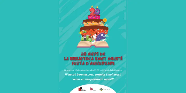 La Biblioteca Sant Agustí de la Seu celebra 20 anys amb una festa d'aniversari