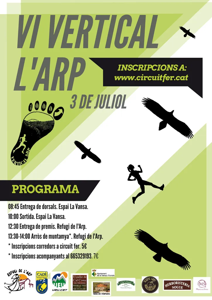 Cartell de la Vertical Arp 2016