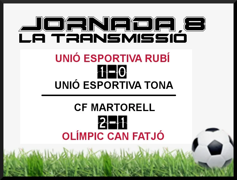 A PEU DE CAMP - JORNADA 8 - UE RUBÍ & OLÍMPIC CAN FATJÓ