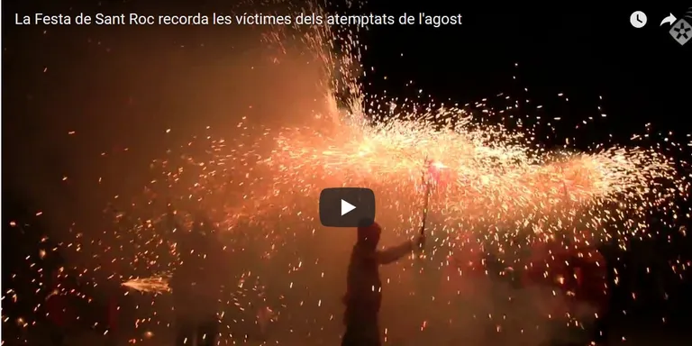 La Festa de Sant Roc recorda les víctimes dels atemptats de l'agost