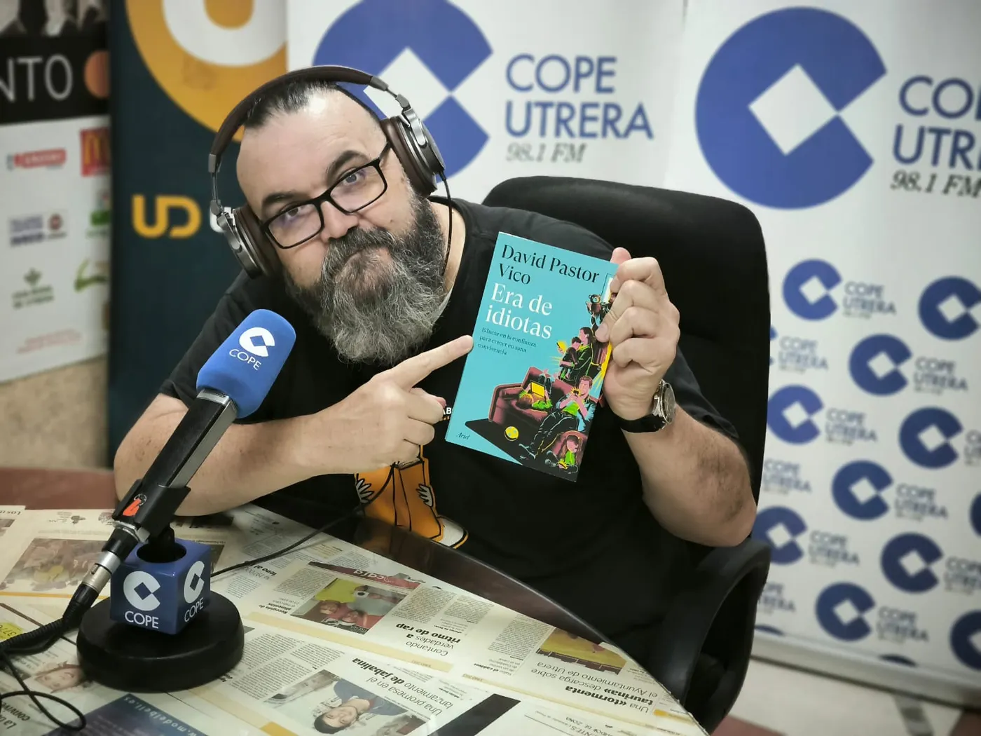 El filósofo Vico presenta su nuevo libro en COPE Utrera