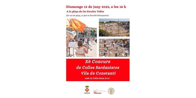 El Concurs de Colles Sardanistes Vila de Constantí arriba a la seva desena edició