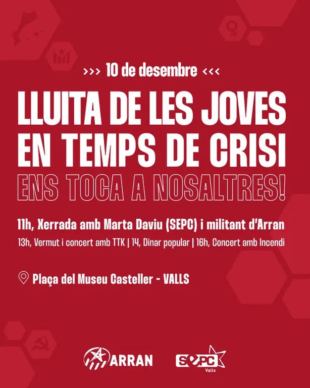Arran i el SEPC Valls organitzen una trobada juvenil
