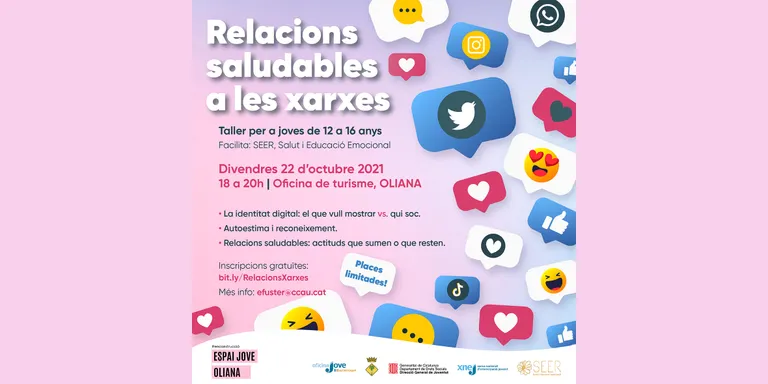 Oliana ofereix als adolescents un taller per aprendre a tenir relacions saludables a les xarxes socials