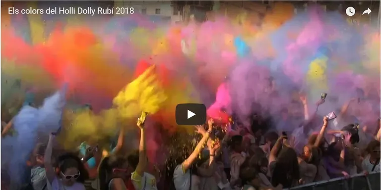 Els colors del Holi Dolly Rubí 2018