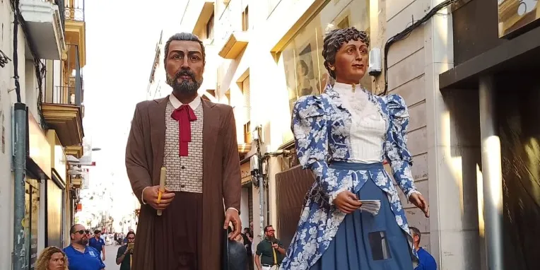 Els gegants indians de Torredembarra estaran a la trobada que es farà a Tarragona per Sant Magí