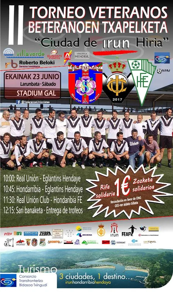 SEGUNDA EDICIÓN DEL TORNEO DE VETERANOS "CIUDAD DE IRUN" EN EL STADIUM GAL