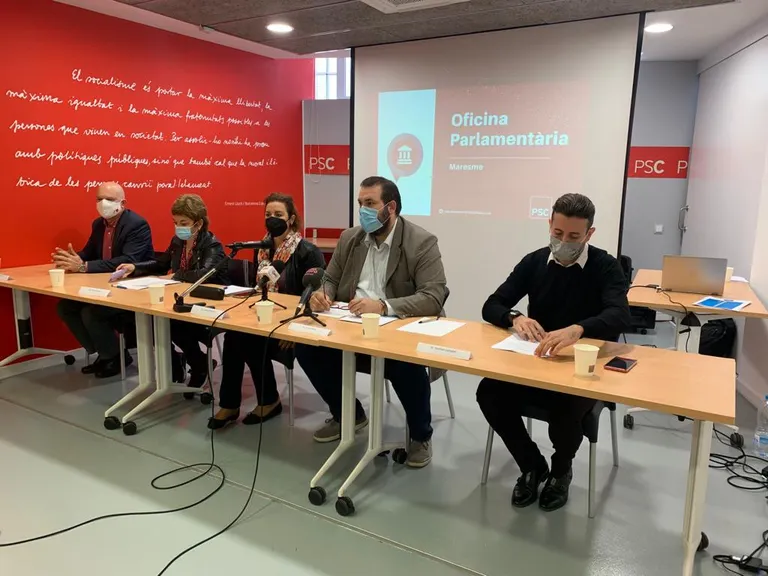 El PSC Maresme presenta l'Oficina Parlamentària