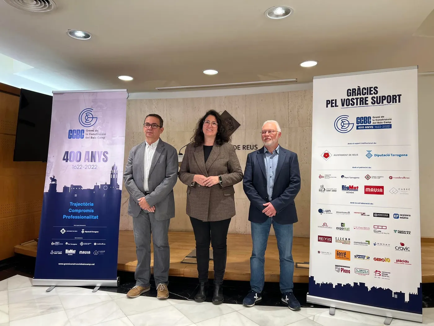 El Gremi de la Construcció del Baix Camp celebra els 400 anys d’existència