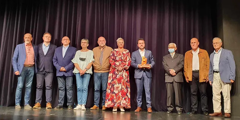 El President Pere Aragonès rep el reconeixement del Centre Cultural com a soci d'honor