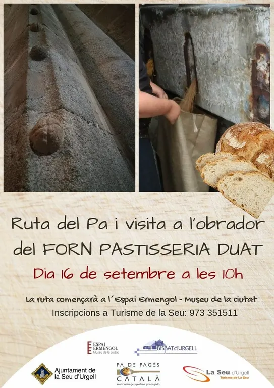 La Seu d’Urgell organitza diumenge una ruta del pa