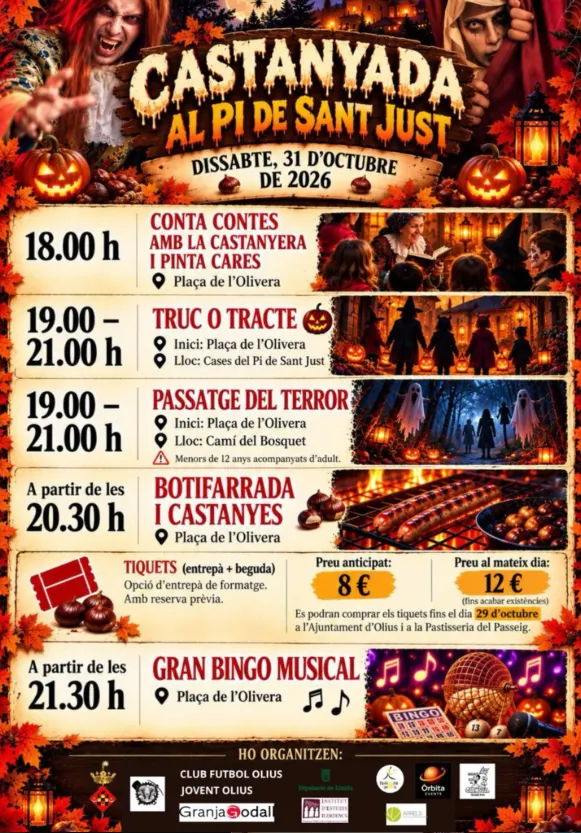 Torna la Castanyada al Pi de Sant Just