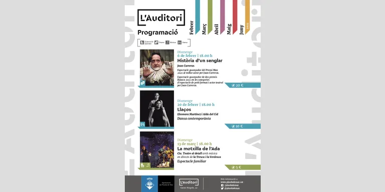 'Història d'un senglar' premiada amb dos premis Butaca i un Max estrenarà la nova temporada de L'Auditori