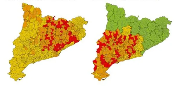 Protecció Civil activa el Pla INUNCAT per la previsió de pluja intensa entre el migdia i la nit d’aquest dijous