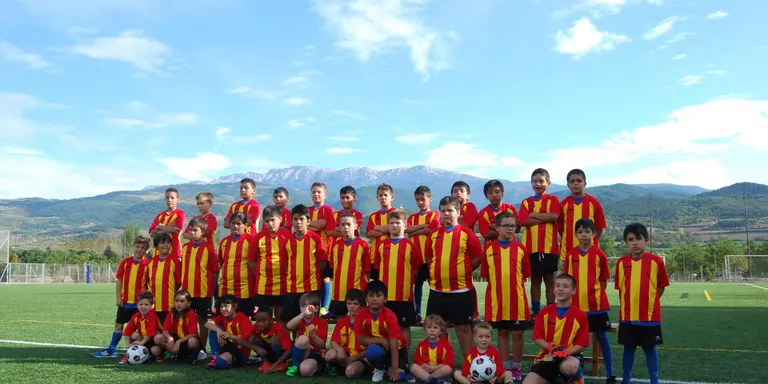 Trobada entre el CE Ciutat La Seu i l'Escola de Futbol Pobla