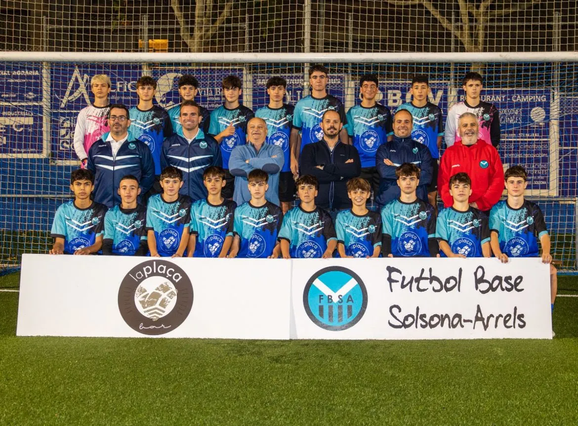 El cadet A del Futbol Base Solsona Arrels aconsegueix l'ascens a Primera Divisió