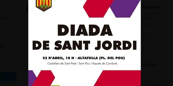 Els Castellers d'Altafulla faran rodar la seva maquinària en la diada de Sant Jordi