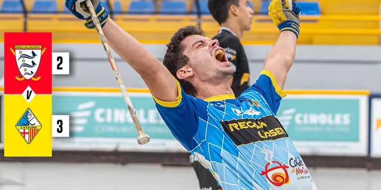 El Recam Làser obté la primera victòria de la temporada a la pista del Hockey Rivas (2-3)