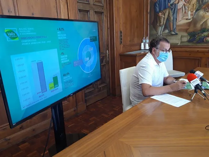 Valls millora els resultats de la recollida selectiva durant el primer semestre de 2020