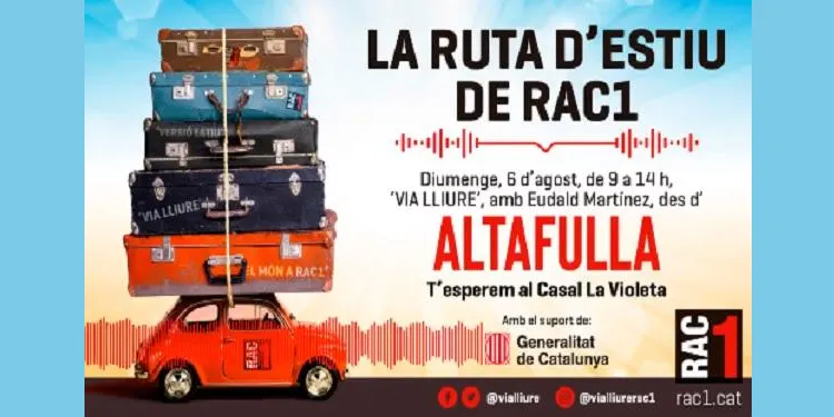 Altafulla, última parada de ‘La Ruta d’Estiu’ de RAC1 aquest diumenge