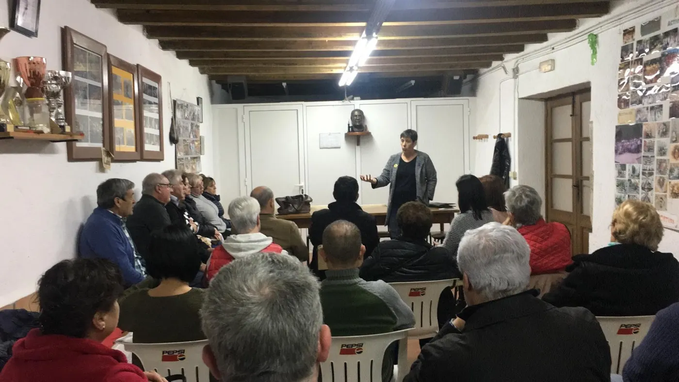 ERC-JxP celebra una assemblea informativa al Barri de les Creus