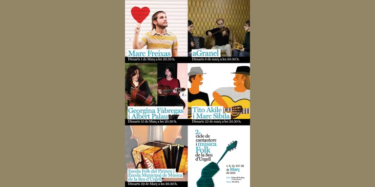 Cesk Freixas, cap de cartell del segon Cicle de Cantautors i Música Folk