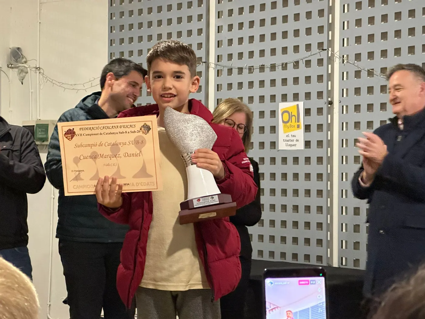 El vallenc Daniel Cuenca es proclama sotscampió de Catalunya sub-8 d’escacs