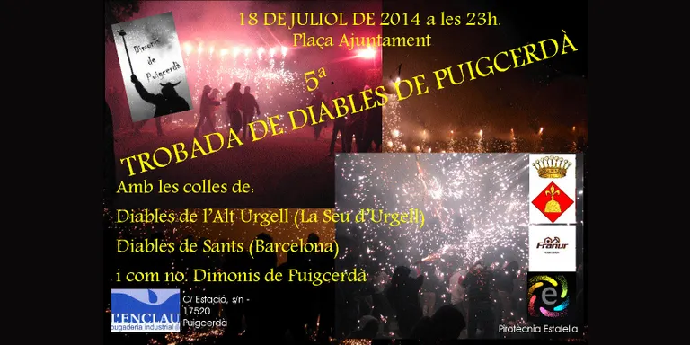 Els Diables de l'Alt Urgell participen en la Trobada de Diables i Dimonis de Puigcerdà