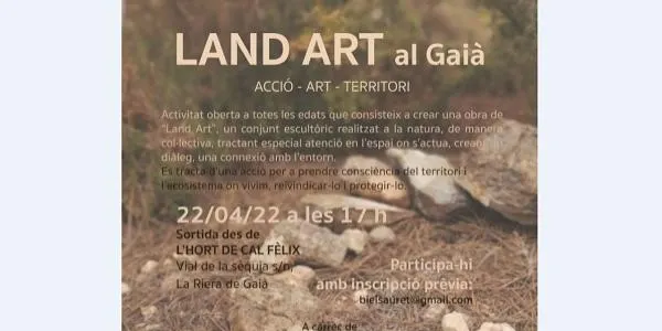 Una performance artística pretén posar en relleu la importància dels espais naturals